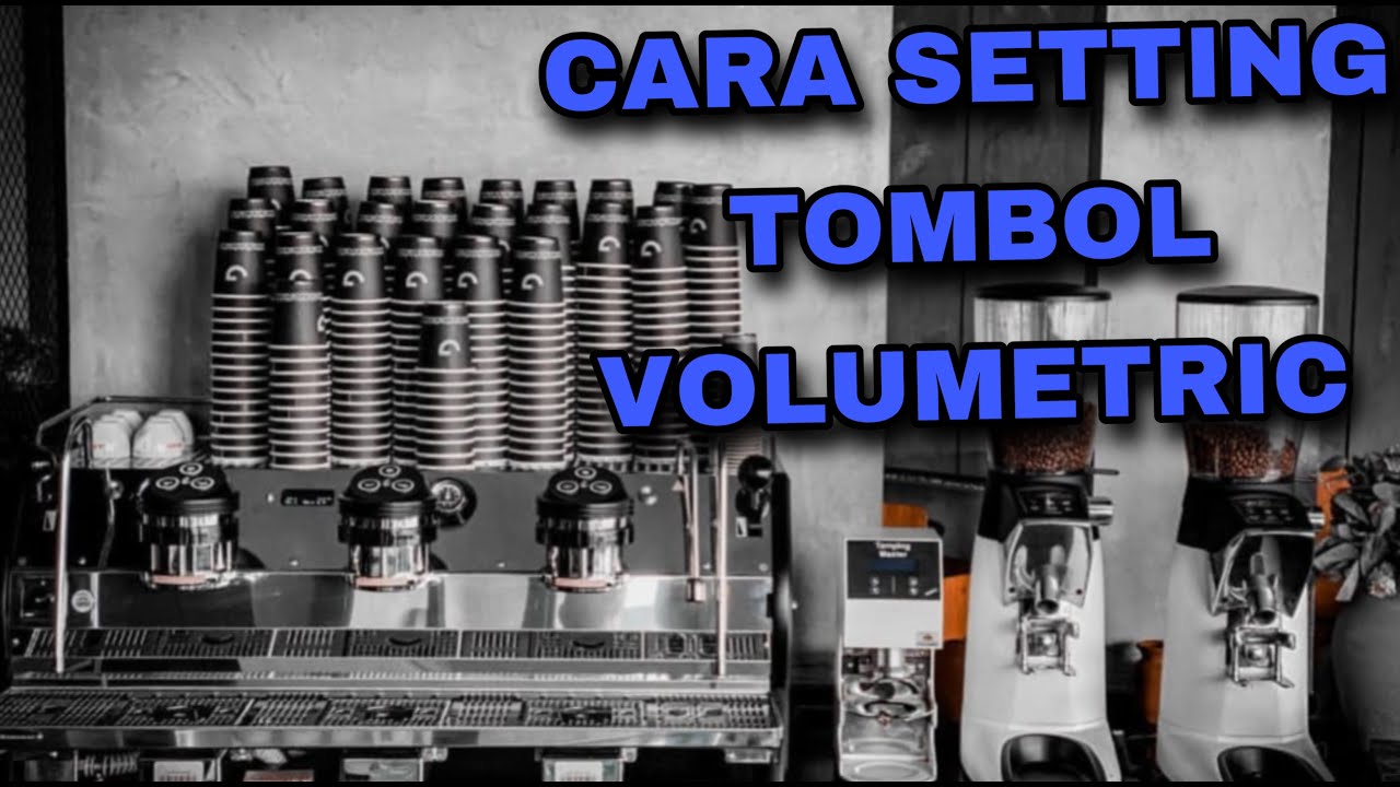 CARA SETTING TOMBOL VOLUMETRIC  LA MARZOCCO STRADA Av