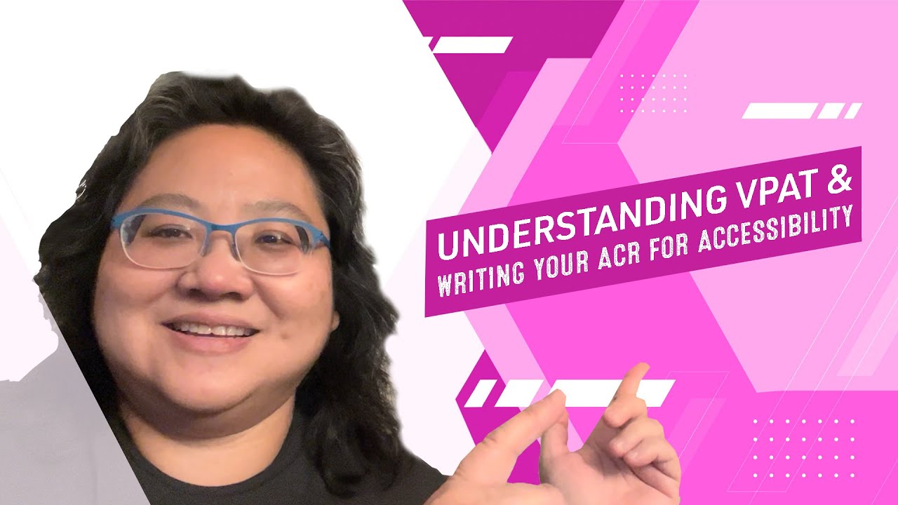 Coding for Beginners: Understanding VPAT and ACRs (Accessibility Conformance Reports)