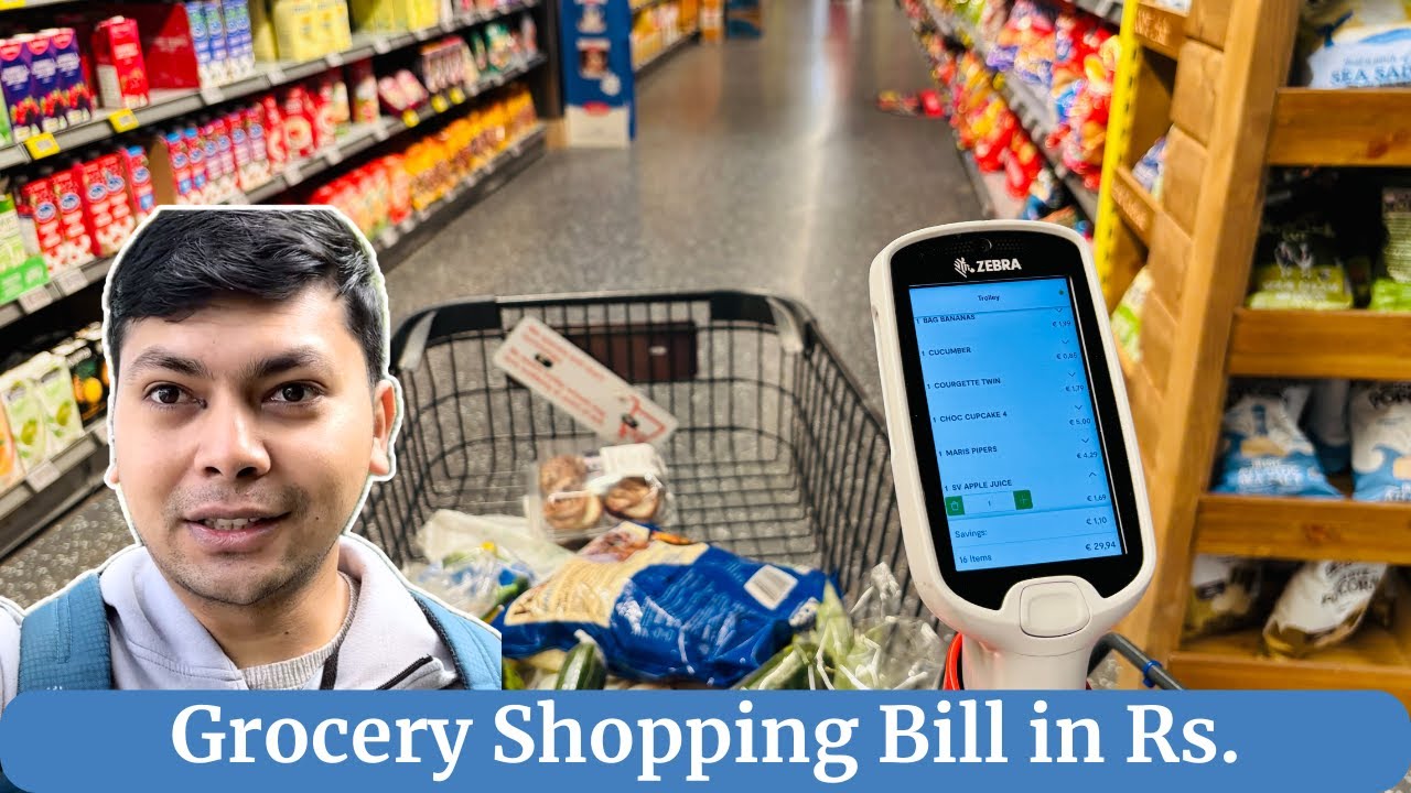 Aajke Dekhi Koto Bill Hoy 🙄 Ireland Weekly Grocery Shopping in INR | Ireland Shopping Vlog 🙏👍
