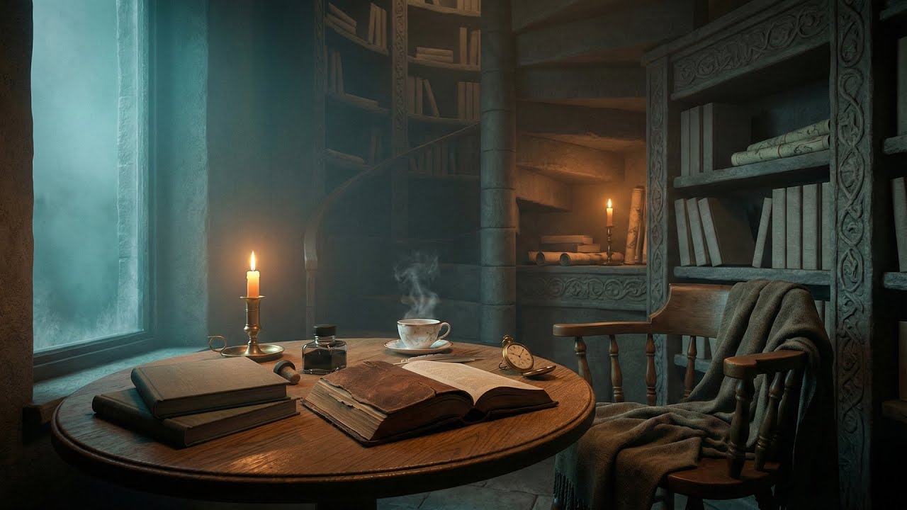 a quiet café table, a loud ambition ☕ dark academia piano - piano music mix for deep work