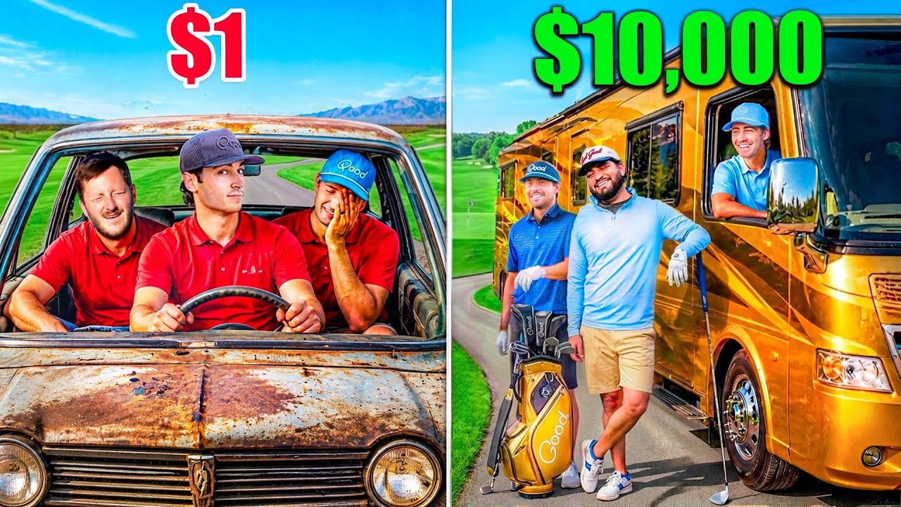 $1 vs $10,000 Golf Road Trip Across America