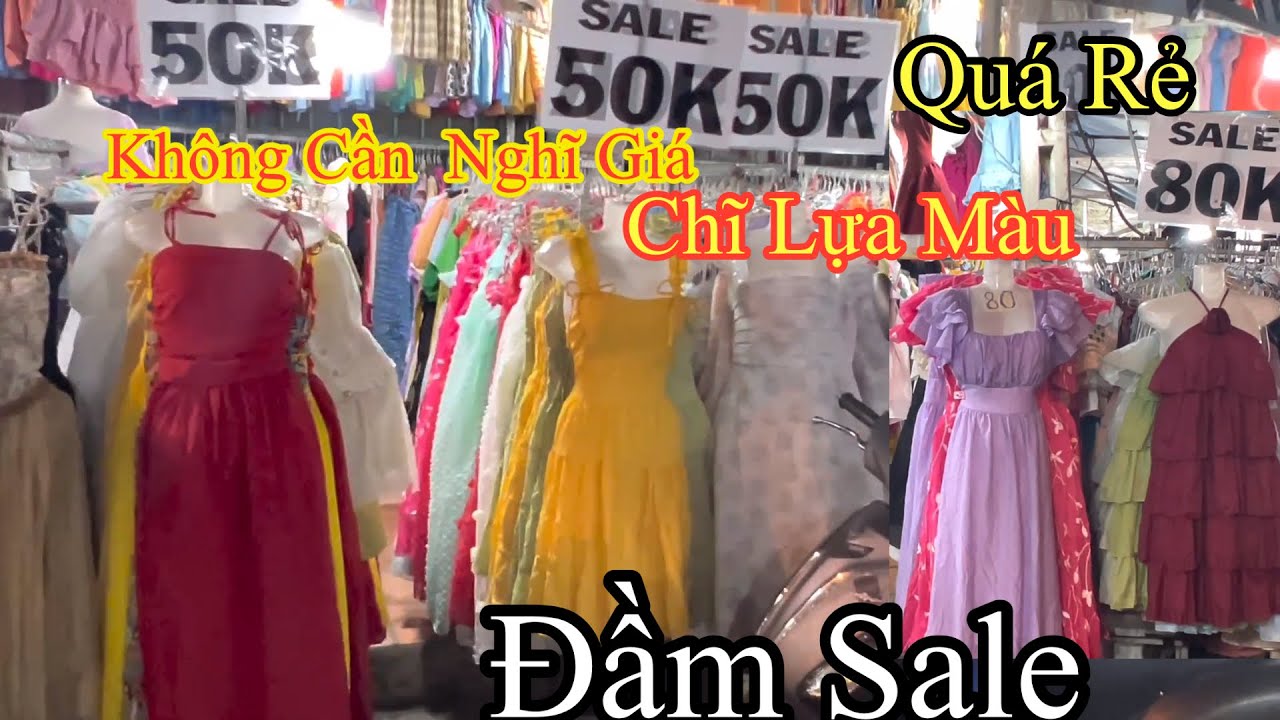 Chợ Sỉ Lẻ Quần Áo Hạnh Thông Tưng Bừng Mua Sắm Tết…