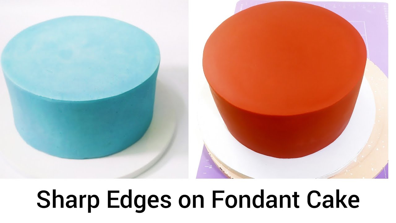 Sharp edges on Fondant cake
