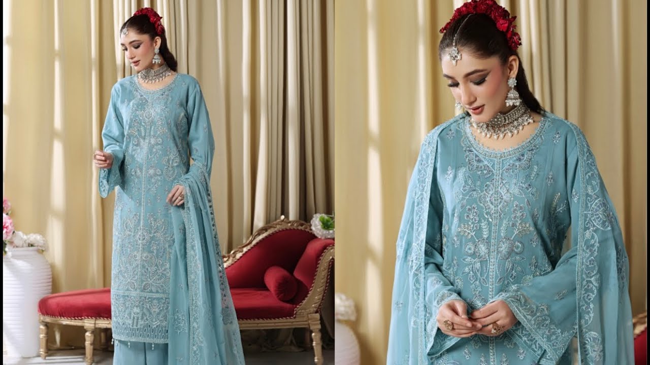 Eid Orginal Pakistani Bin Hamid luxury shipon dress collection 01748152640 Or 01839990879