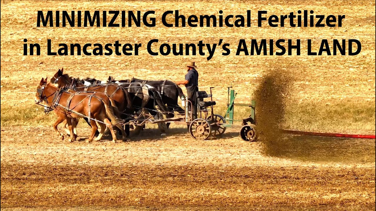 MINIMIZING MAN MADE FERTILIZERS...Spreading Liquid Manure in Lancaster County's Amish Land