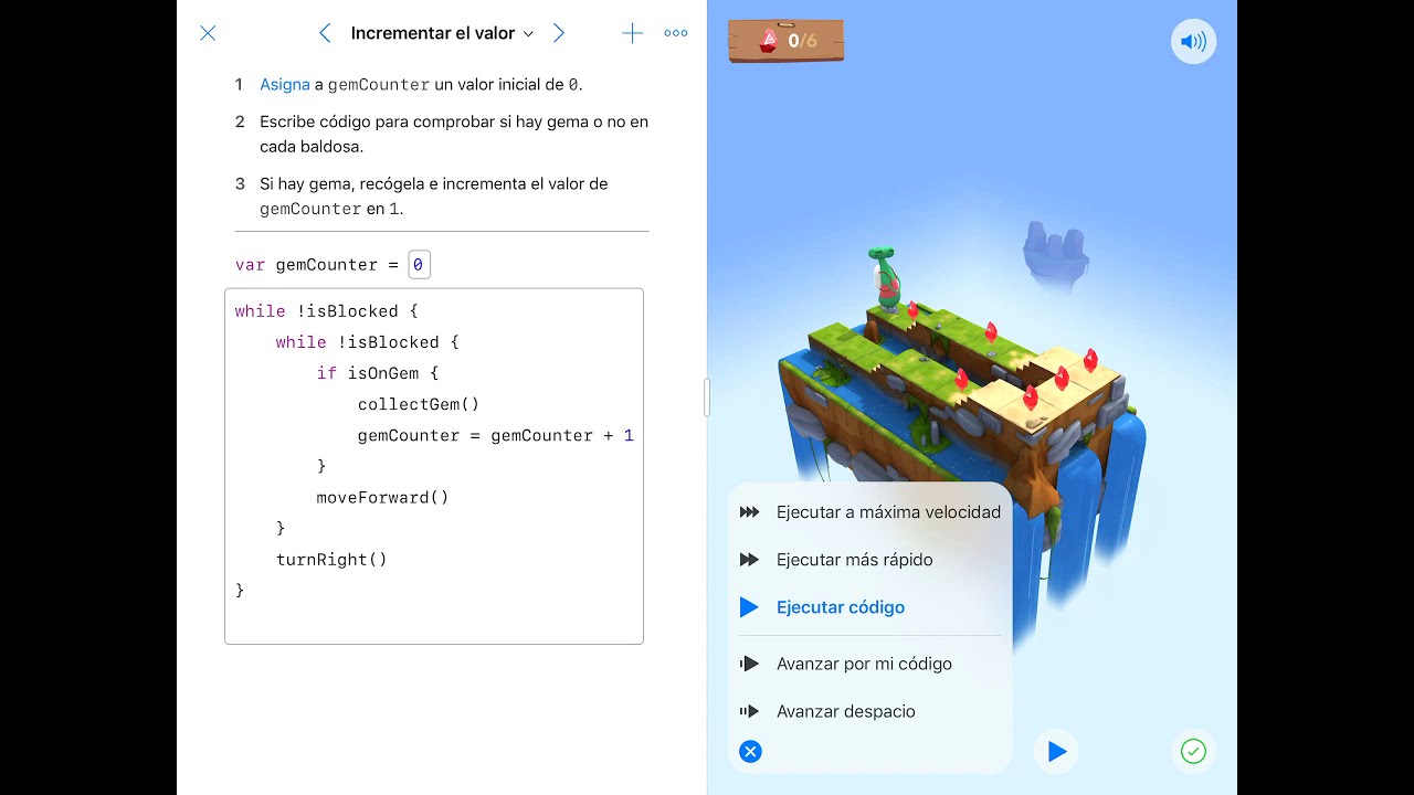AAP2 Incrementar el valor