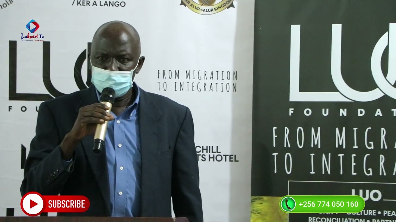 Rt. Hon PM KKA Olaa Ambrose's presentation at Luo Convention Consultation Meeting