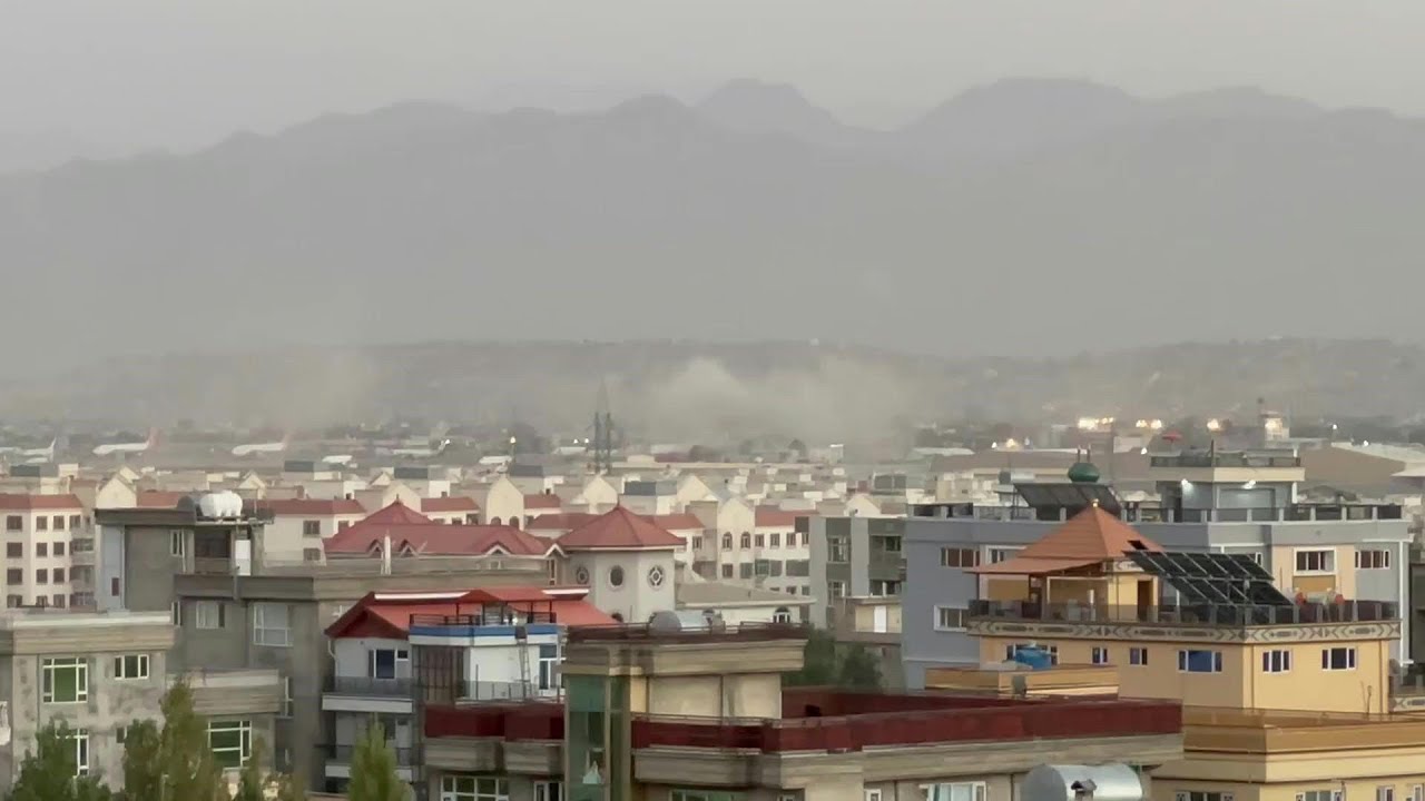 View of Kabul airport after deadly explosions | AFP