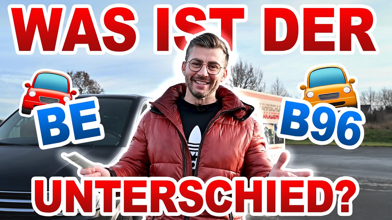 ANHÄNGER & FÜHRERSCHEINE l Alles, was du darüber wissen musst! | B, B96, BE | + BEISPIELE 🚗💨