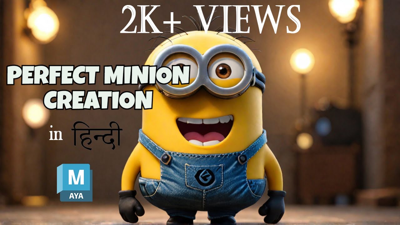 You Won't Believe How EASY it is to Create a Minion Model in MAYA 2023