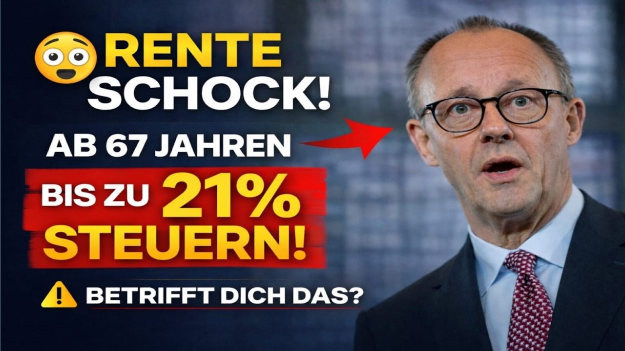 😱 Rente in Deutschland: Ab 67 Jahren & bis zu 21 % Steuern &ndash; droht dir das auch?