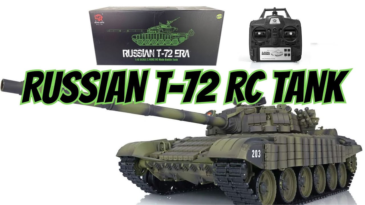 Henglong T-72 Remote Control Battle Tank
