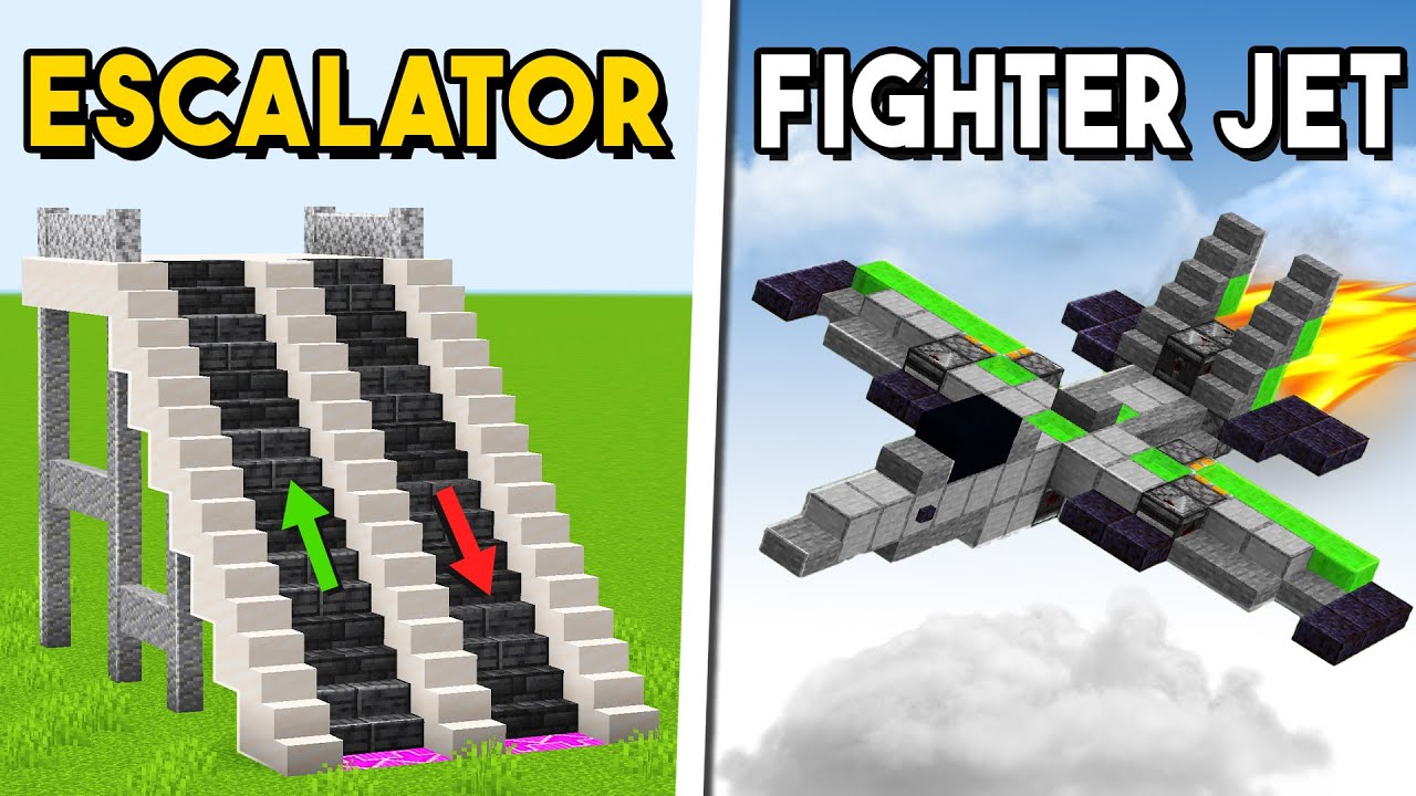 Minecraft: 5+ Simple Redstone Hacks & Builds!