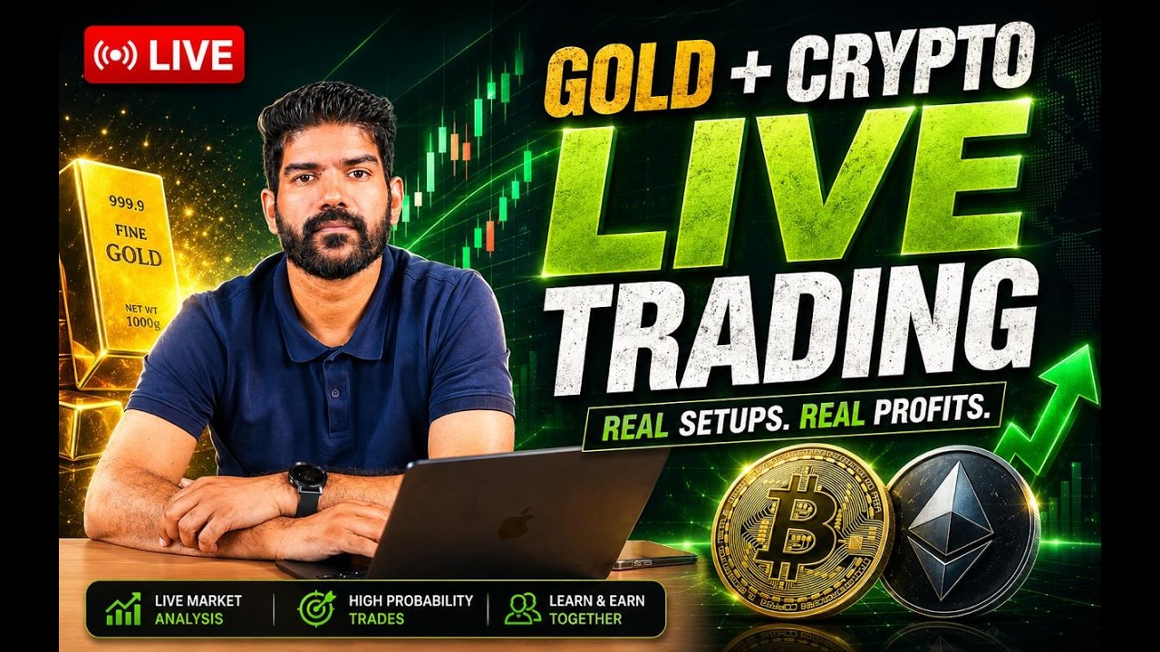 Crypto Gold Live Trading | 02 JUL | Wise Stock Research