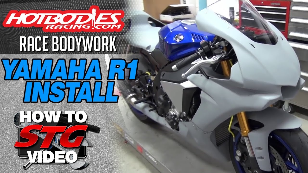 15-17 Yamaha YZF-R1 Hodbodies Race Bodywork Install | Sportbiketrackgear.com