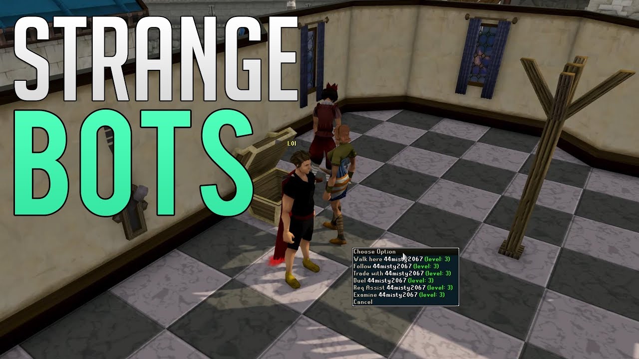 Mysterious Falador Party room bots | Runescape 3