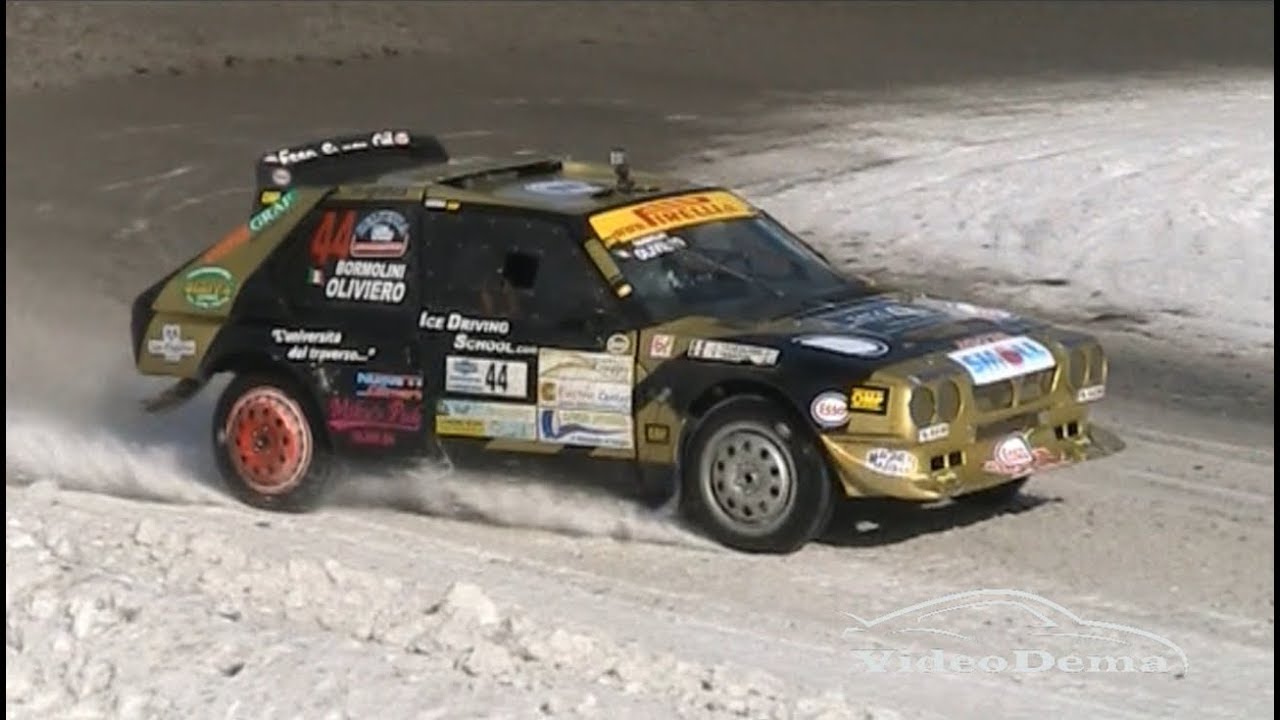 Lancia Delta S4 sulla NEVE - Ice Cup Livigno 2011