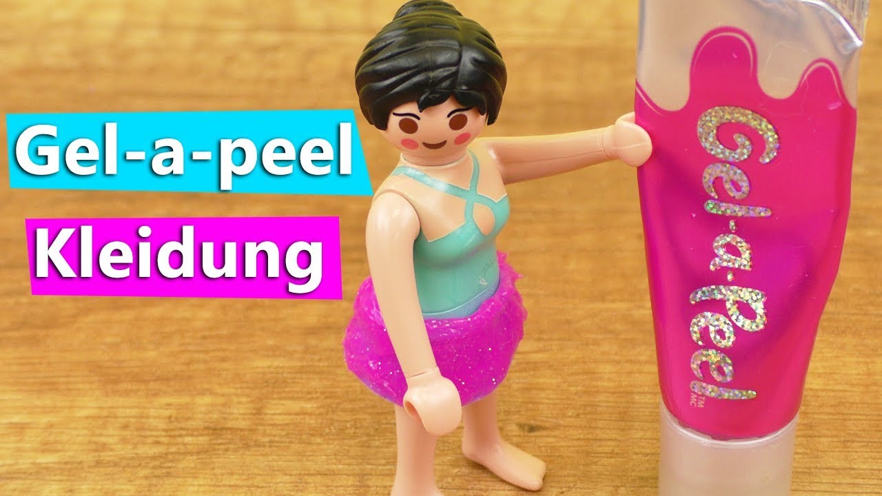 Playmobil DIY Deutsch | Playmobil Kleidung aus Gel-a-peel |