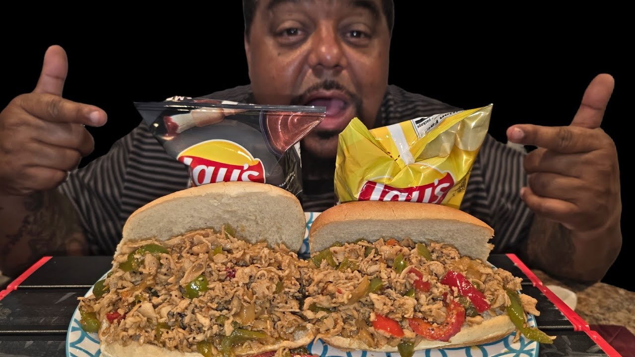 Lunch Vibes at Dinner Time 🍯🥪 Honey Teriyaki Chicken Sandwich Mukbang