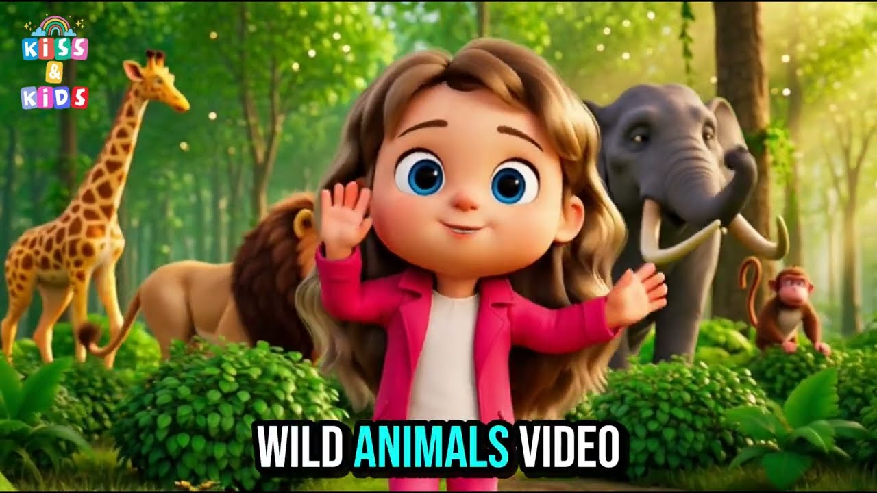 🧠Let Us Learn About Wild Animals Today 🎈🌈 Early Learning Made Fun & Easy!