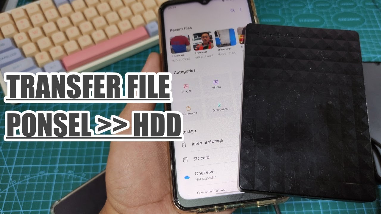 Cara Transfer File Dari HP Android Ke Harddisk External | Solusi HDD Read Only
