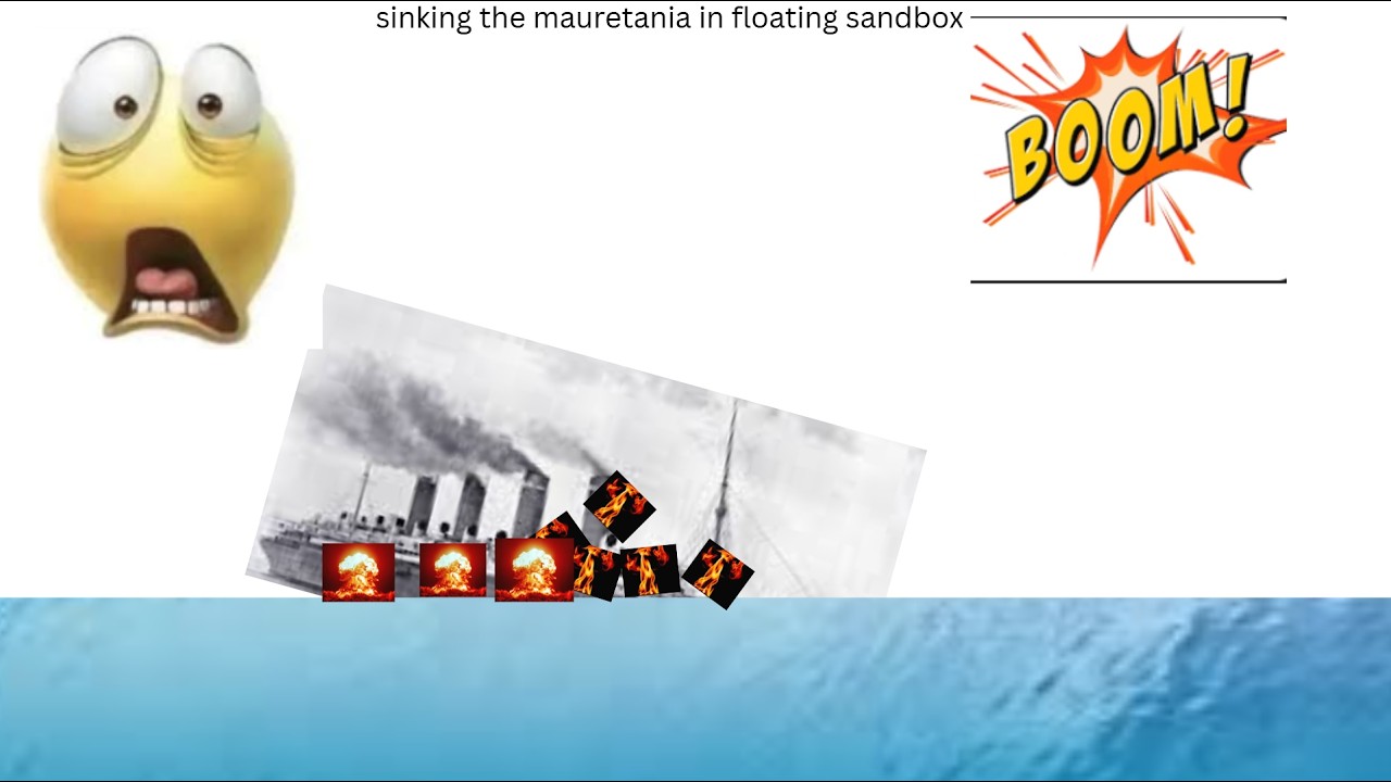 sinking the mareutania in floating sandbox