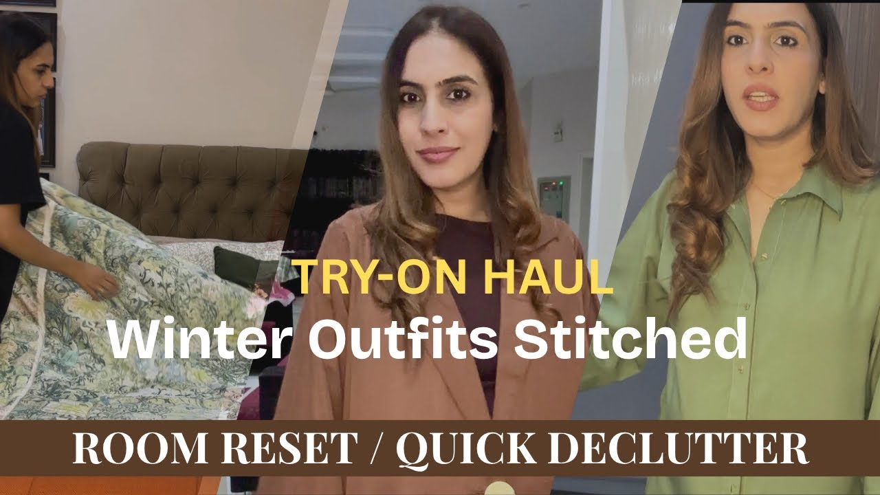 Cozy Up: Winter Outfits Try on Haul & Room Makeover