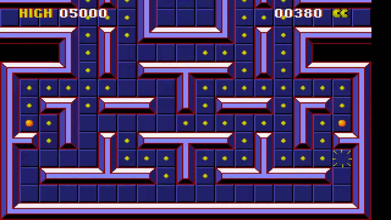 ATARI ST PACMAN ST NOT THE OTHERS BUDGIE UK LICENEWARE VERTICAL SCROLLING STE