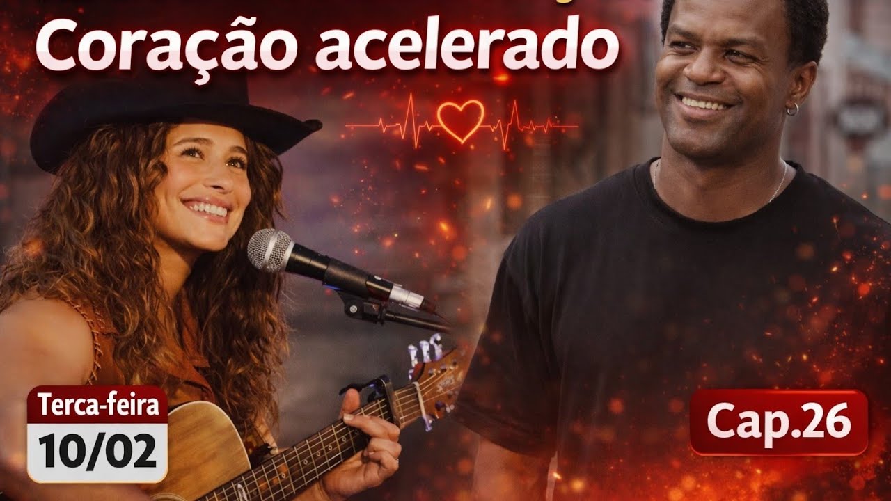 Coração acelerado: Terça feira 10/02/2026 capítulo 26 hoje 