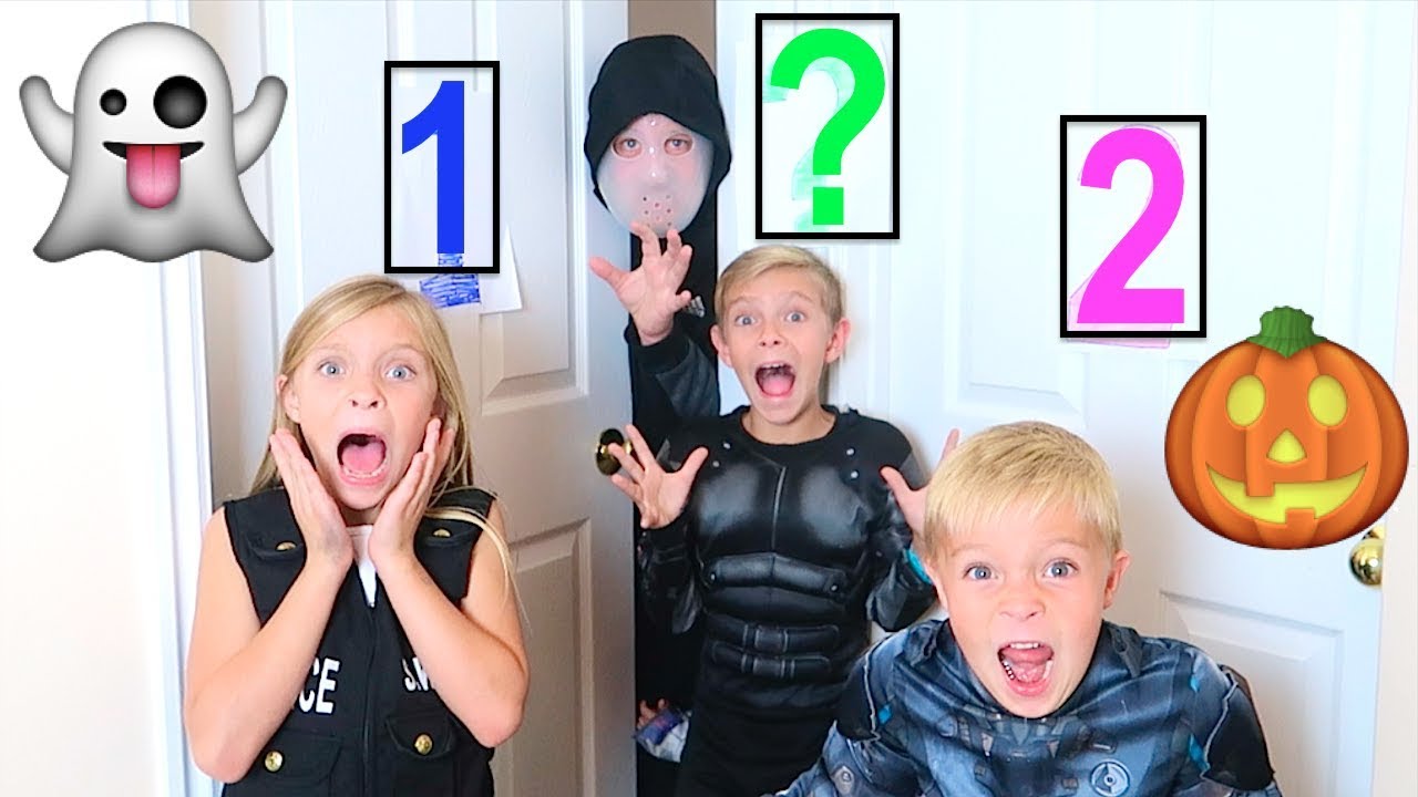 DON'T Trick or Treat WRONG Door! Halloween Mystery Door Challenge!