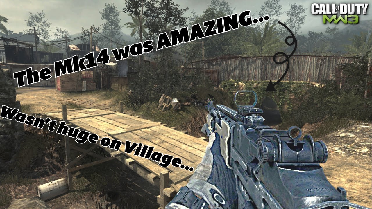 The MW3 MK14 was the BEST ANTI SNIPER WEAPON...