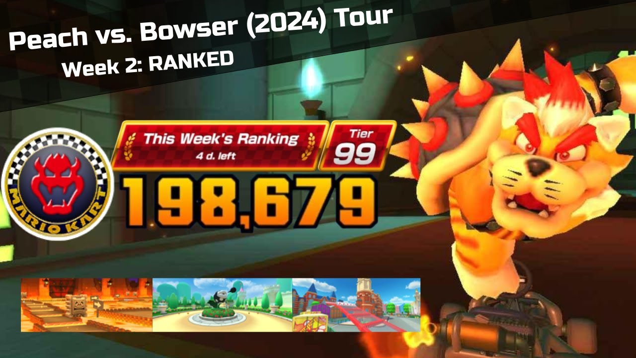 Mario Kart Tour | Peach vs. Bowser (2024) Tour: Week 2 Ranked Cup