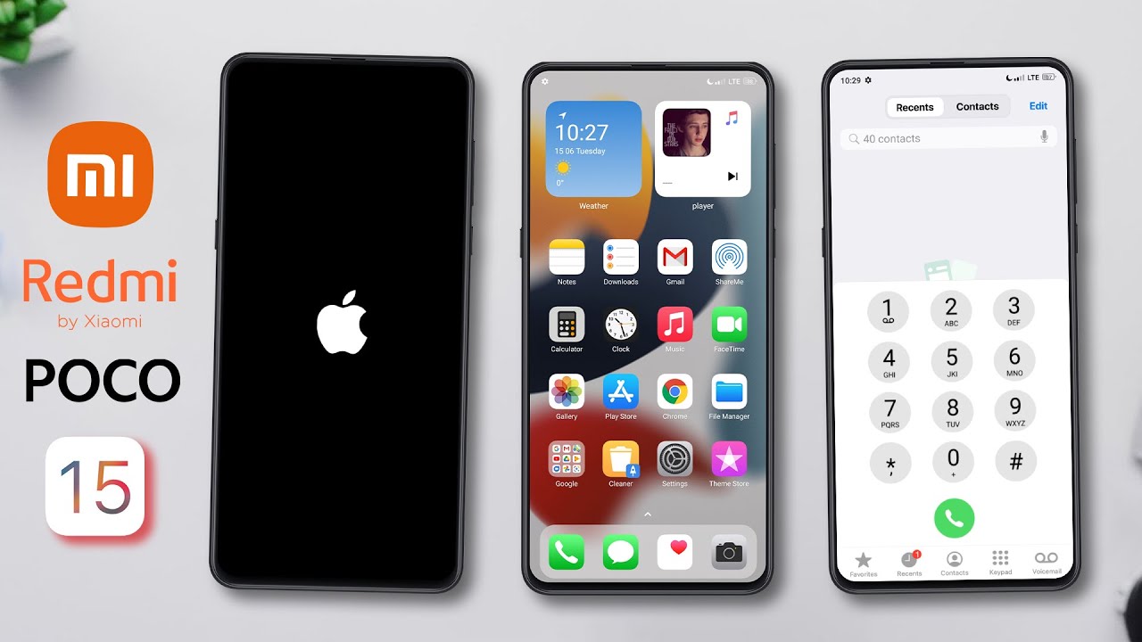 iOS 15 Theme for MIUI 12 - Xiaomi, Redmi, POCO