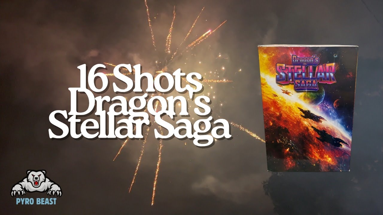 16 Shots Stellar Saga by Dragon Fireworks | Philippines New Year's Eve 2025-2026