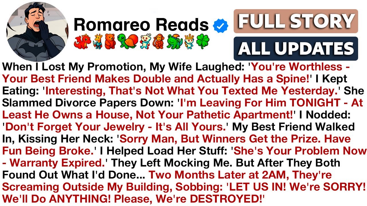 When I Lost My Promotion, My Wife Laughed: 'You're Worthless - Your Best Friend Makes Double and...