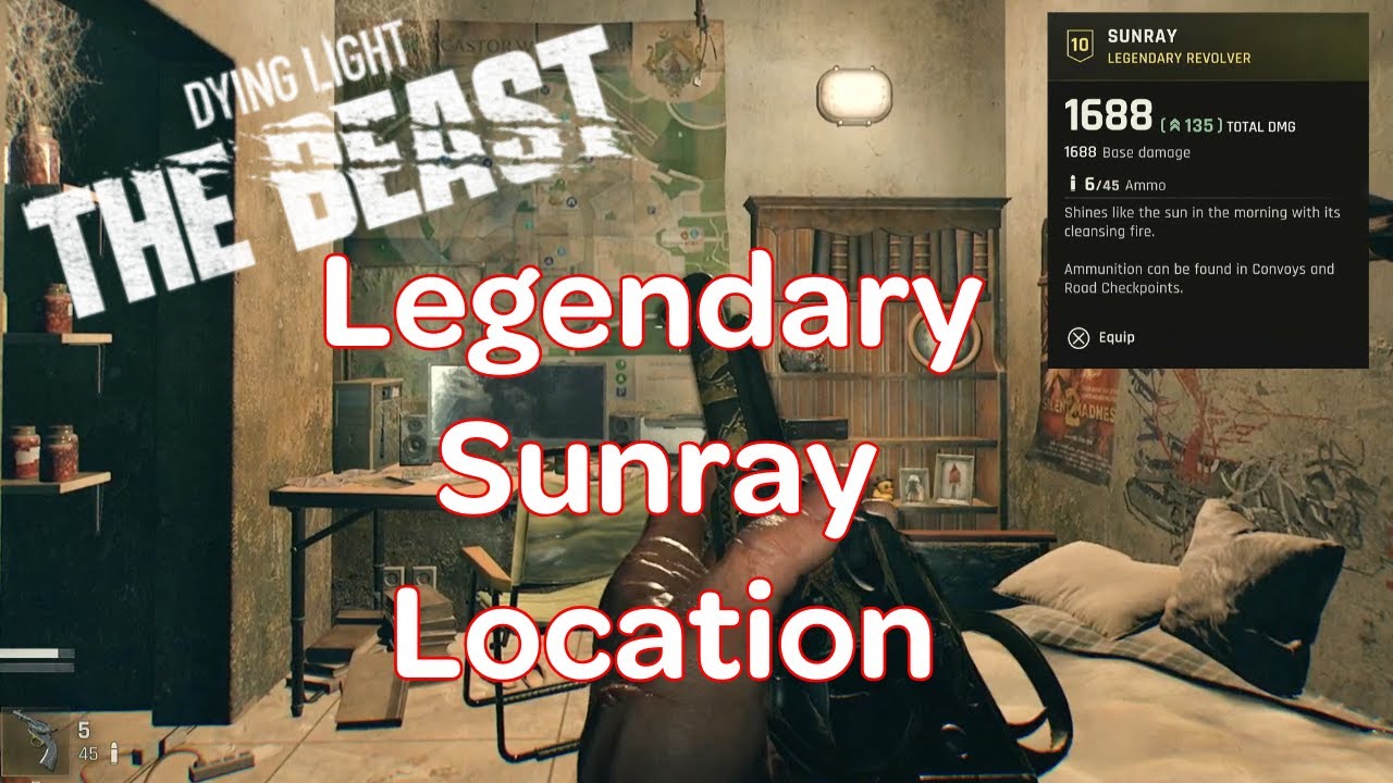 Dying Light - The Beast : Location Legendary Sunray