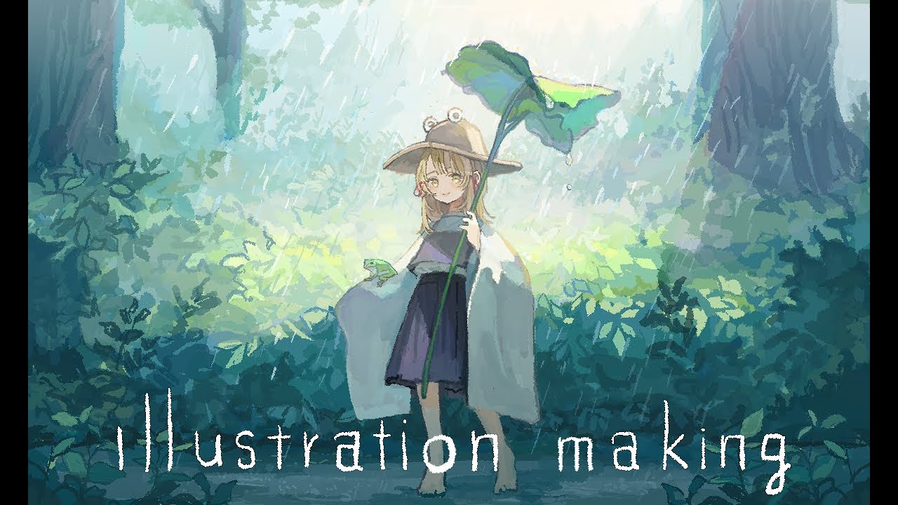 【ゆっくり実況】東方　諏訪子さま描いてみた