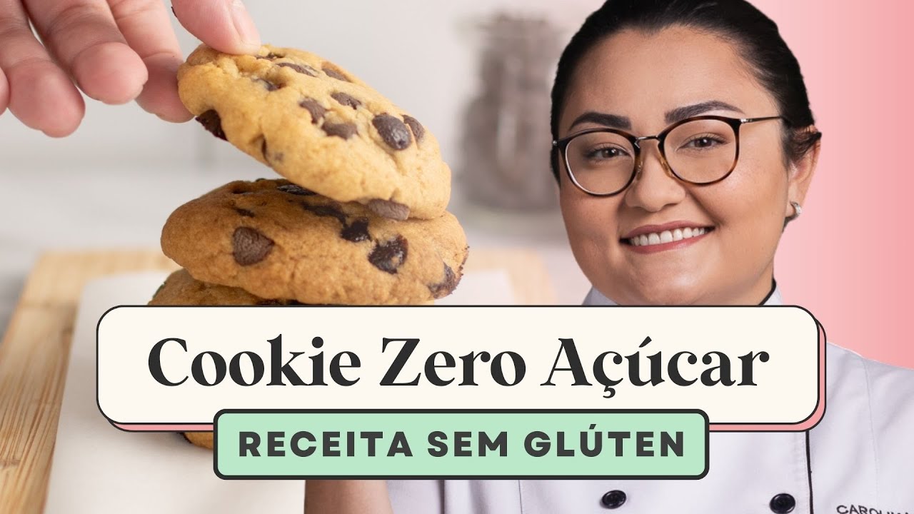 COOKIES SEM GLÚTEN E SEM AÇÚCAR QUE FICAM IGUALZINHOS AOS TRADICIONAIS! 🍪