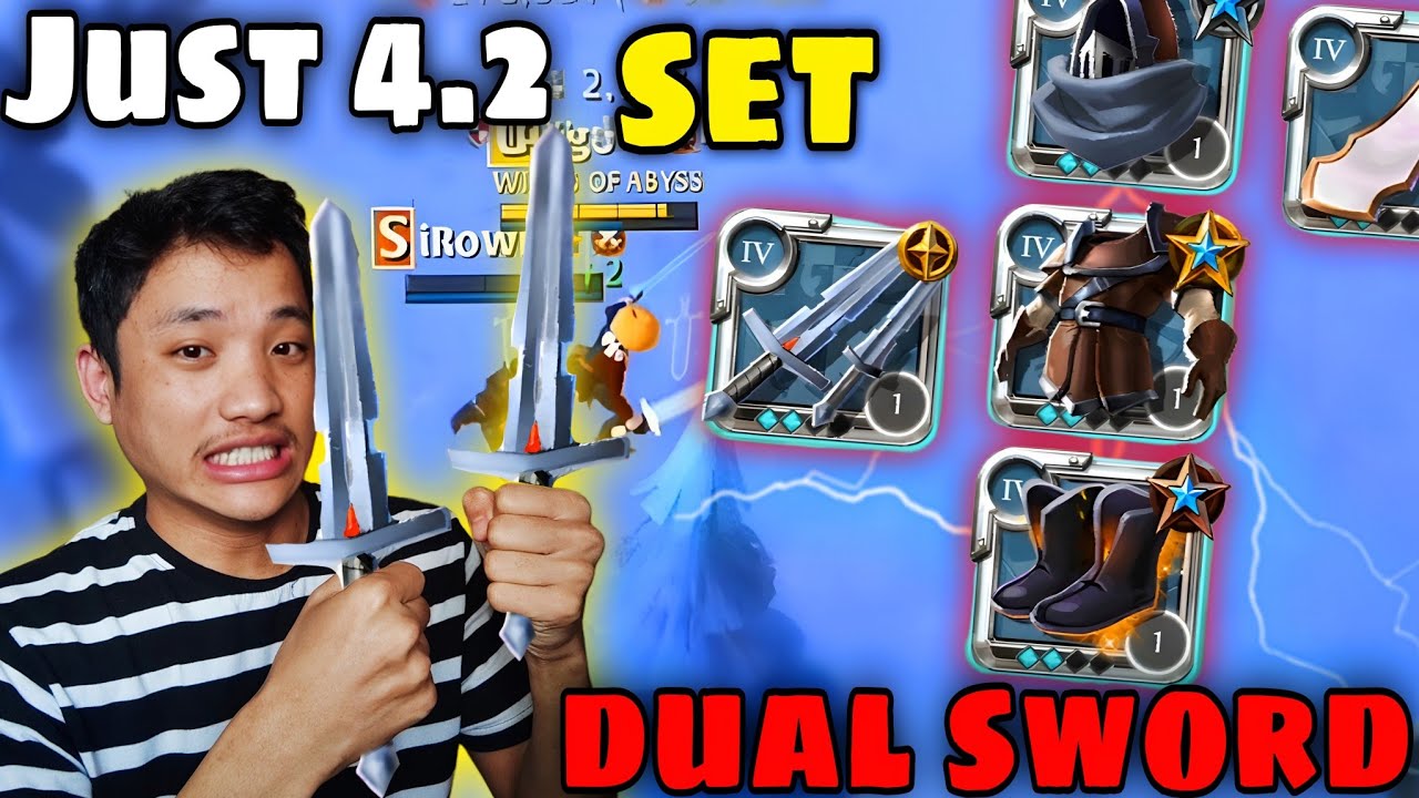 Just 4.2 Dual Swords ⚔️ | Cheap Build, INSANE PvP Power | Albion Online (mobile gameplay)
