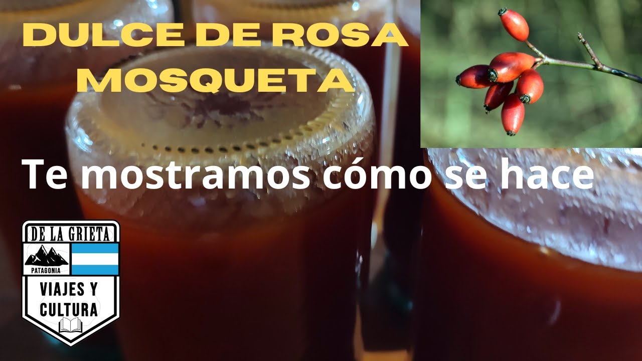 Te mostramos cómo se hace el dulce de rosa mosqueta. Desde la cosecha hasta la tostada