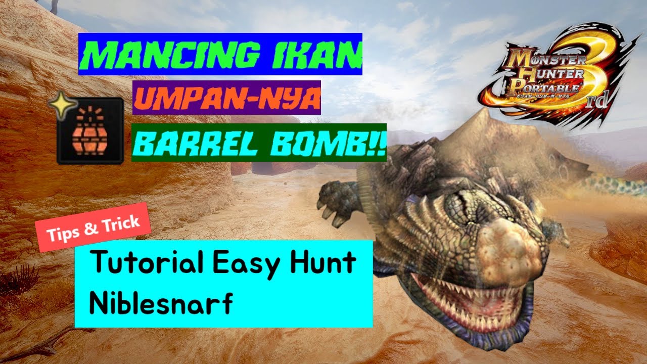 Обучающая охота на Nibelsnarf Monster Hunter Portable 3rd