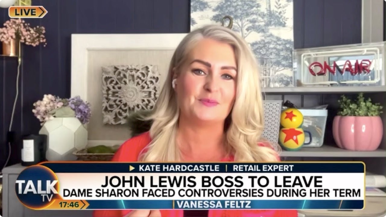 Kate Hardcastle MBE - Talk TV - John Lewis Boss to Leave - 03-10-23 - #TheCustomerWhisperer