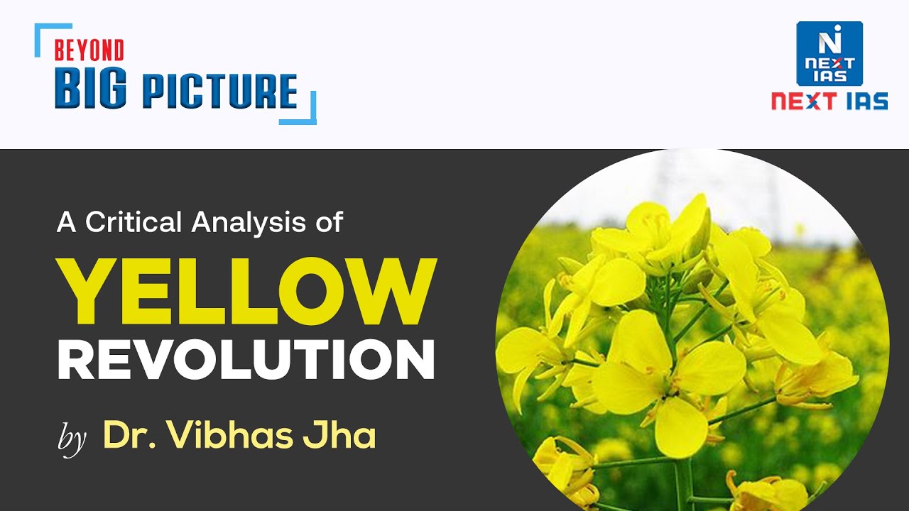 Yellow Revolution I Beyond Big Picture I  Dr. Vibhas Jha I Indian Economy I UPSC CSE -IAS