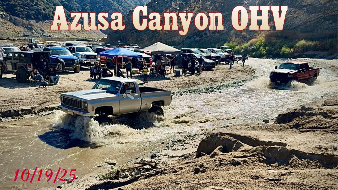 River Crossings & Challenging Hill Climbs! Azusa Canyon Off-Road 10/19/25 