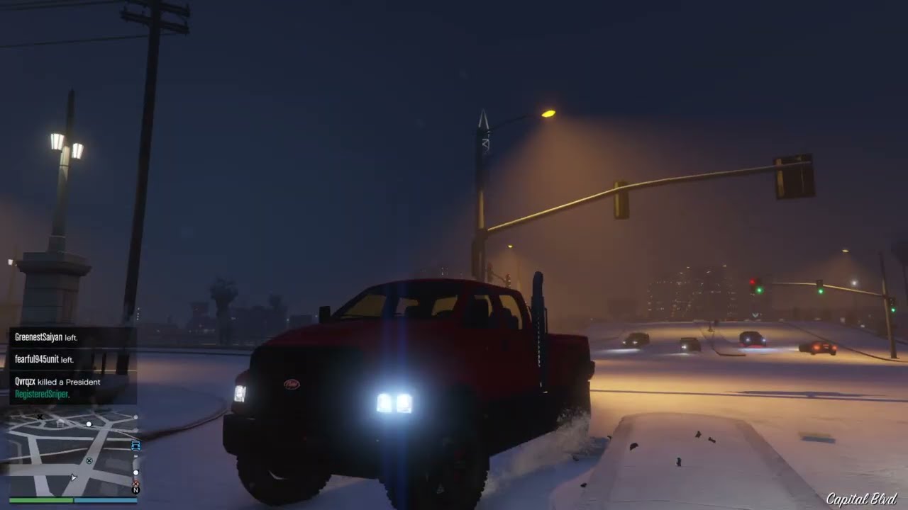 It's snowing in GTA and there's already been a mass casualty event