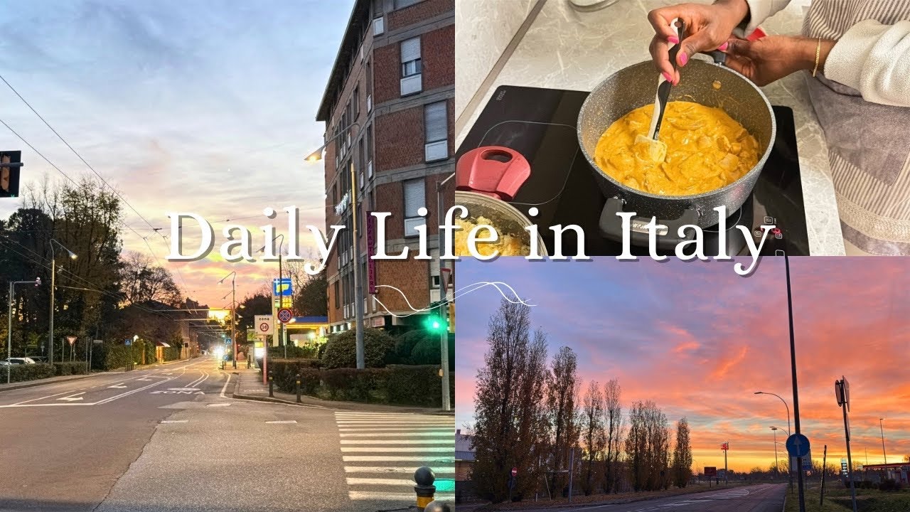 A Slow Rainy Day in Italy | Cozy Winter Meals, Quiet Mornings & Family Time