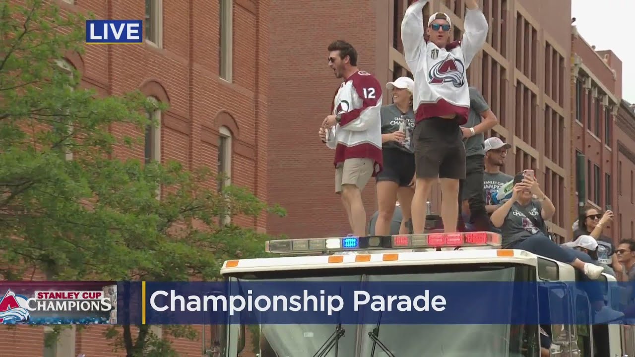 'What A Sight!' Colorado Avalanche parade through downtown Denver in celebration of Stanley Cup win