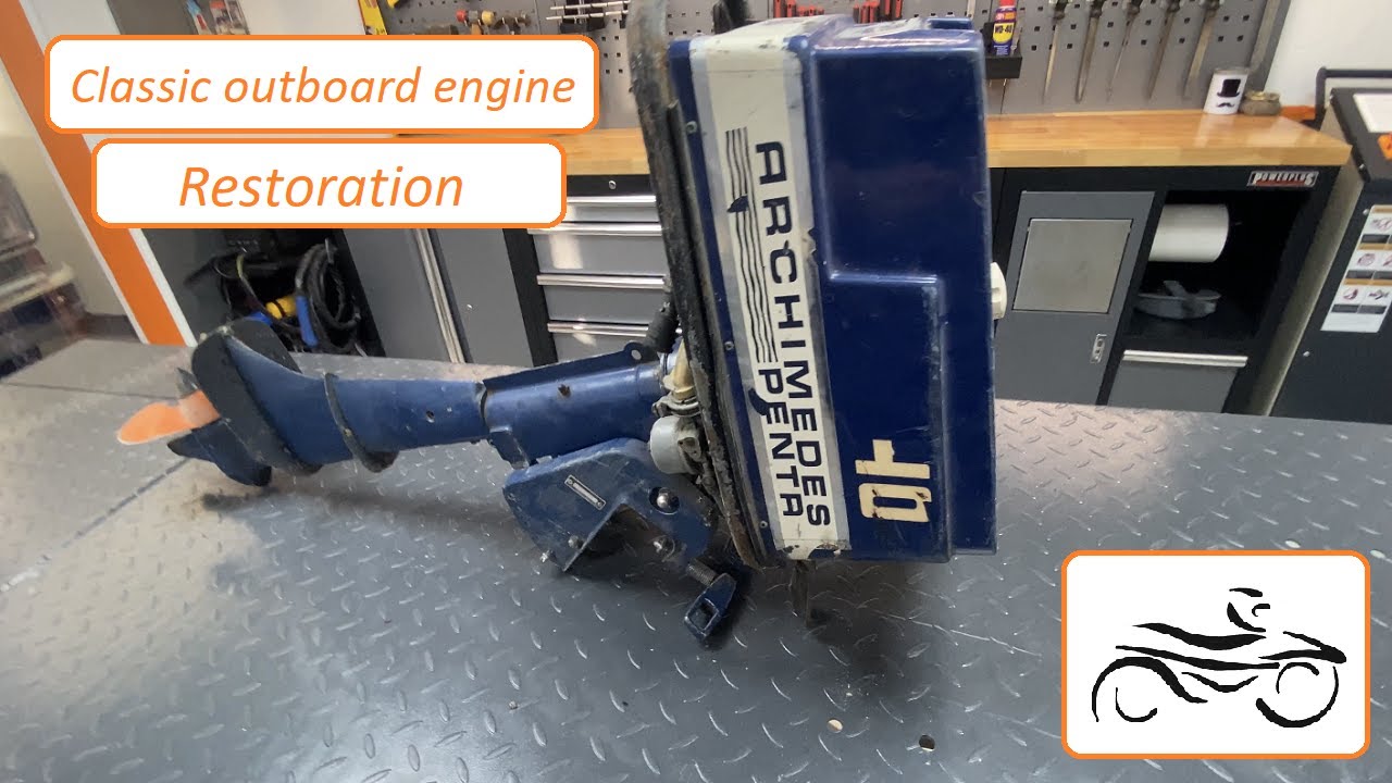 Classic Archimedes Penta 40 outboard engine restoration / Part 1