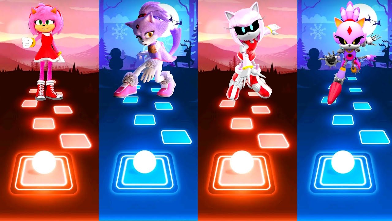 Amy vs Blaze vs Metal Amy vs Metal Blaze | Tiles Hop EDM Rush