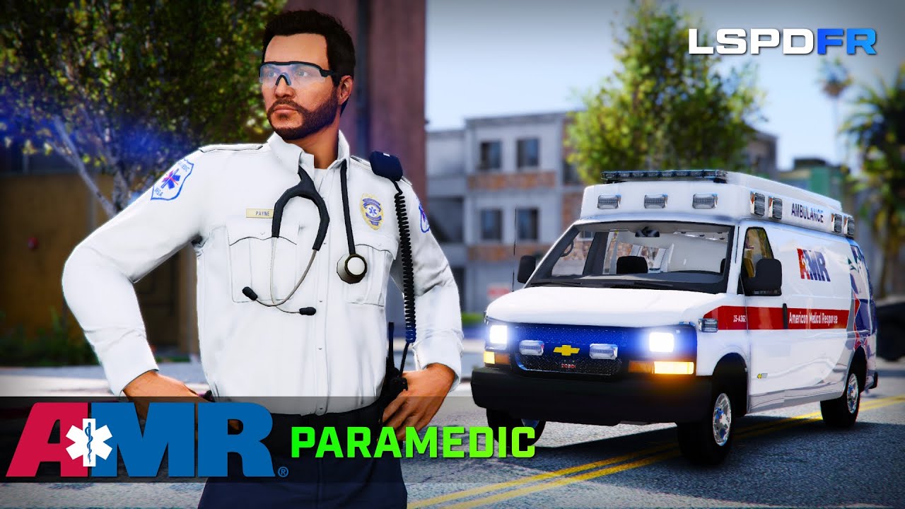 Responding to Emergencies as an AMR Paramedic | EMS | GTA5 LSPDFR